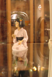 Figurine Yoko Tsuno peinte.