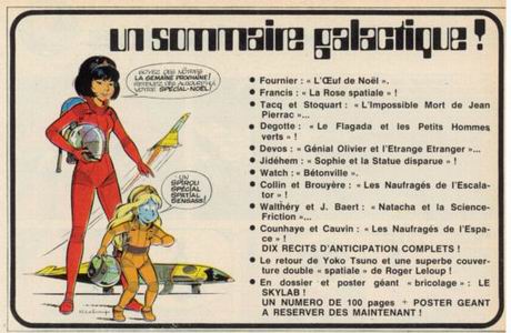 Sommaire du Spirou n1859